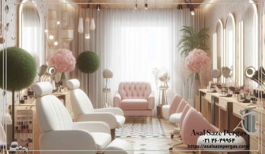 beauty salon interior decoration design