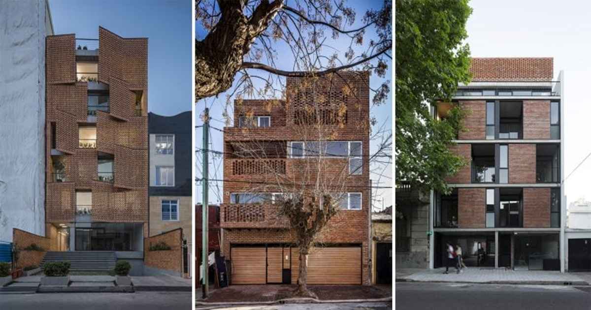 نمای آجری یکی از انواع نمای ساختمان