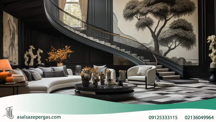 دکوراسیون مدرن پذیرایی