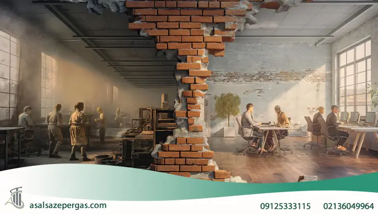مراحل بازسازی ساختمان