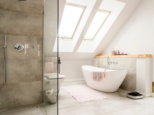 بازسازی حمام به سبک مینیمال