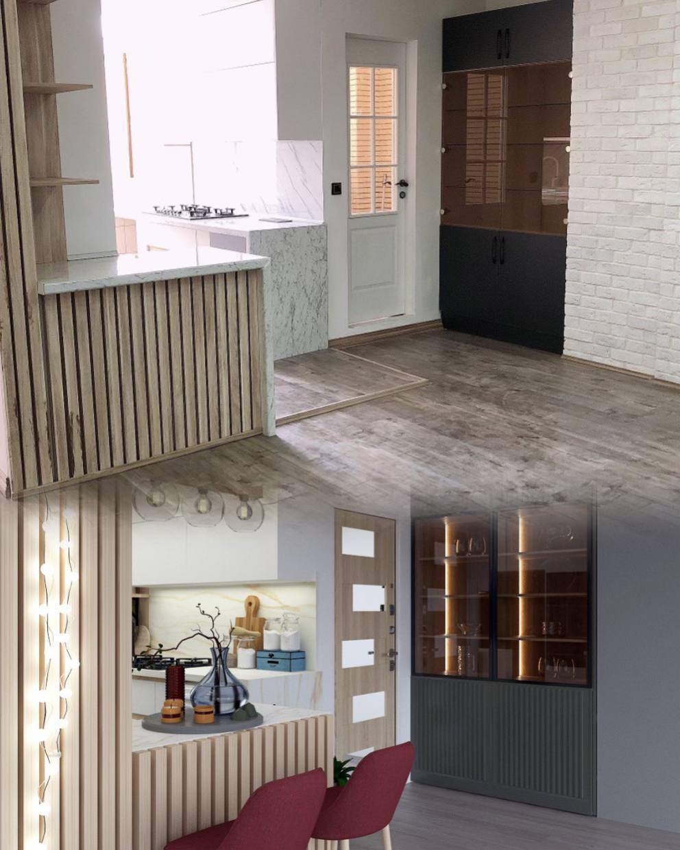 بازسازی مسکونی سبک مدرن خرازی