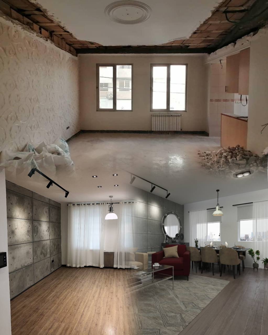 بازسازی واحد مسکونی جنت آباد